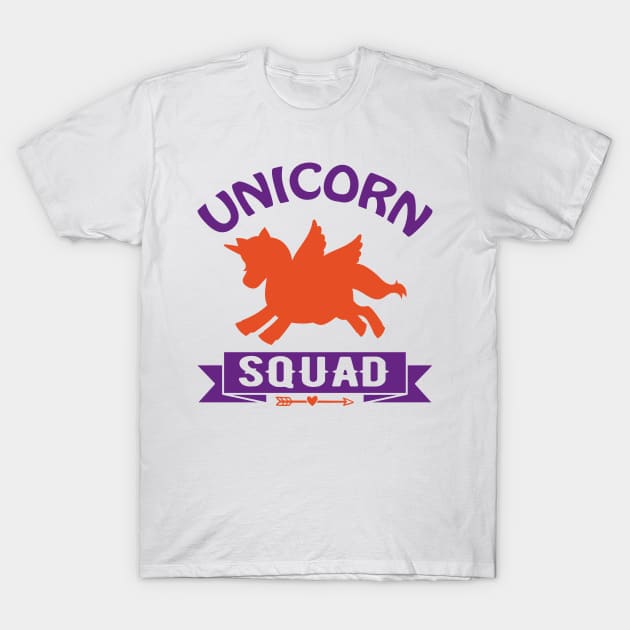 Unicorn Squad typography Designs for Clothing and Accessories T-Shirt by Sohidul Islam